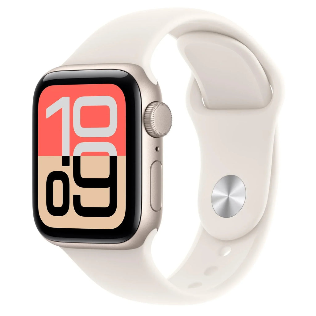 Apple Watch SE 3 40mm Starlight Aluminium Case GPS Sport Band (S/M) [2025]